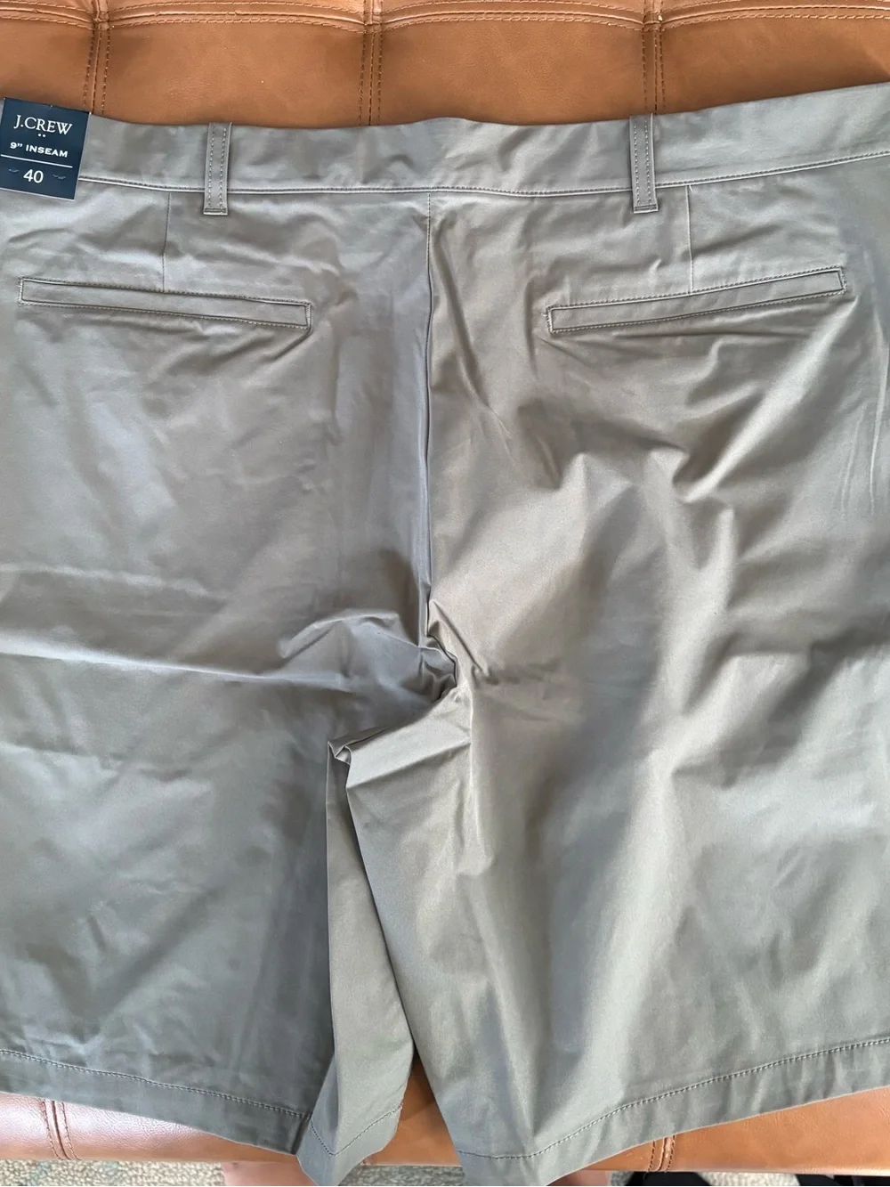 J. Crew Factory 9” Mens Tech Shorts in Smoky Taupe